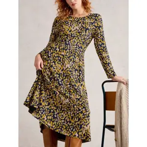 White Stuff Madeline Jersey Crew Neck Dress